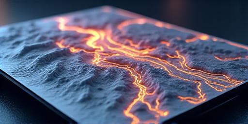 High-tech geological 3D mapping interface